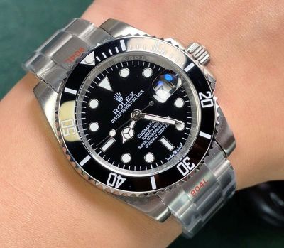 BOBO Factory ROLEX Submariner Bezel Insert 904L Black Imported  40MM Watch